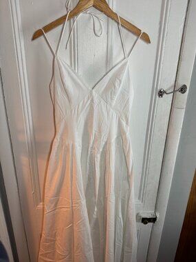 Abercrombie and Fitch Drop Waist Halter Spaghetti Strap Dress